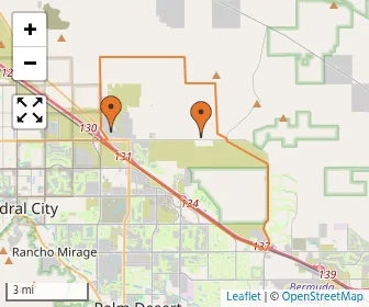 Area schools map